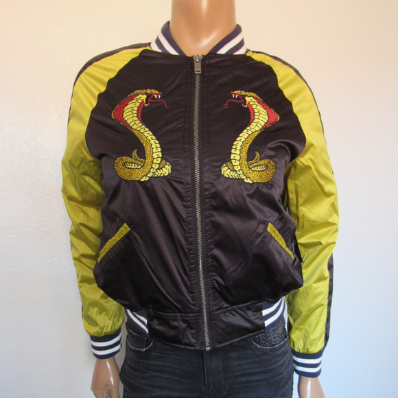 hudson jeans leather bomber jacket